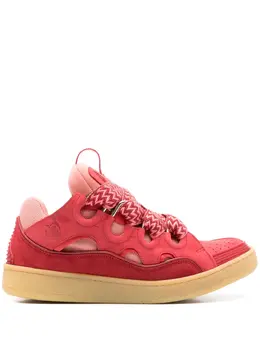 Lanvin: Красные кроссовки  Curb