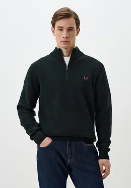 Fred Perry: Зелёный свитер 