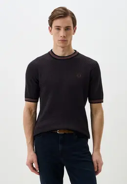 Fred Perry: Коричневый свитер 