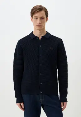 Fred Perry: Синий кардиган 