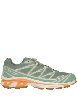 Salomon: Зелёные кроссовки 
