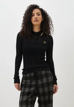 Fred Perry: Чёрное поло 