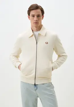 Fred Perry: Бежевый кардиган 