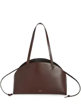 Jil Sander: Коричневая сумка 
