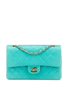 CHANEL Pre-Owned: Голубая сумка 