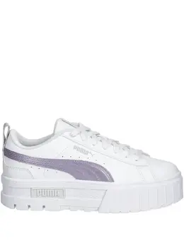 PUMA: Белые кроссовки  Mayze