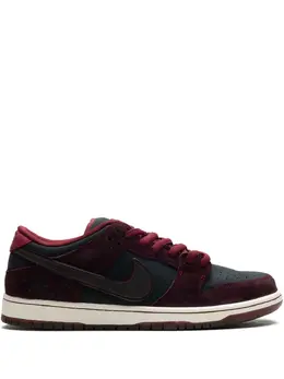 Nike: Тёмные кроссовки  SB Dunk Low