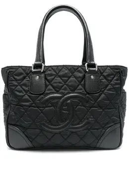 CHANEL Pre-Owned: Чёрная сумка 