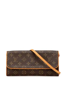Louis Vuitton Pre-Owned: Коричневая сумка через плечо 