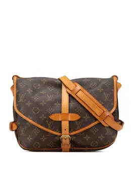 Louis Vuitton Pre-Owned: Коричневая сумка через плечо 