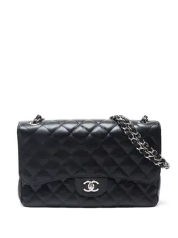 CHANEL Pre-Owned: Чёрная сумка 