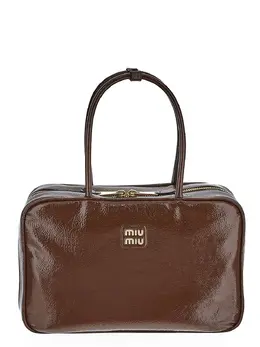 Miu Miu: Коричневая сумка 