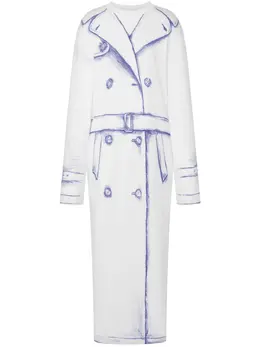 Moschino: Платье миди 