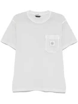 Stone Island: Хлопковая футболка 