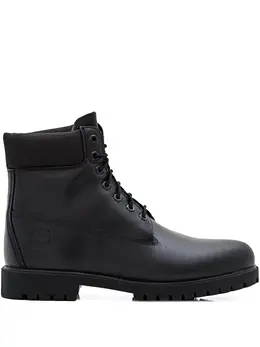 Timberland: Чёрные ботинки 