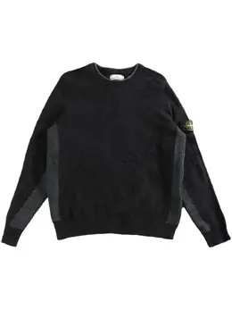 Stone Island: Чёрный свитер 