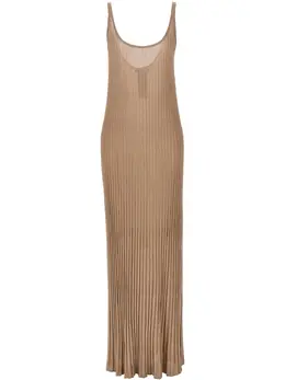 Max Mara: Бежевое платье 