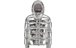 Moncler: Белый пуховик  Maya