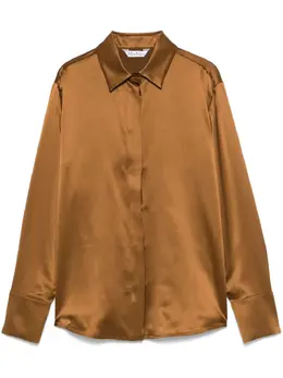 Max Mara: Коричневая рубашка 
