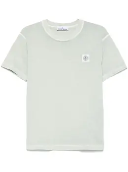 Stone Island: Зелёная футболка  Compass