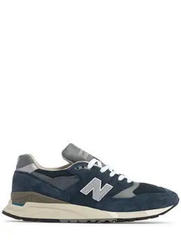 NEW BALANCE: Голубые кроссовки 