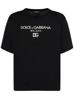 DOLCE & GABBANA: Хлопковая футболка  T