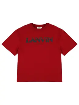 LANVIN: Хлопковая футболка 