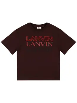 LANVIN: Хлопковая футболка 