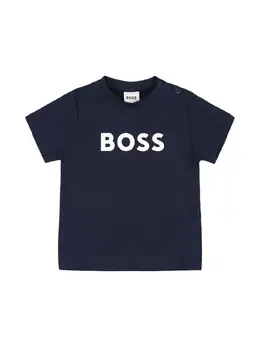 BOSS: Хлопковая футболка 