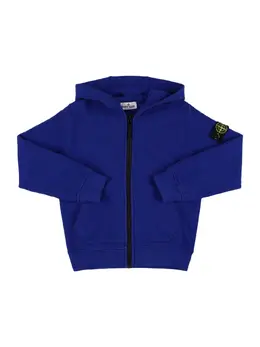 STONE ISLAND JUNIOR: Хлопковый свитшот 