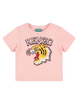 KENZO KIDS: Хлопковая футболка 