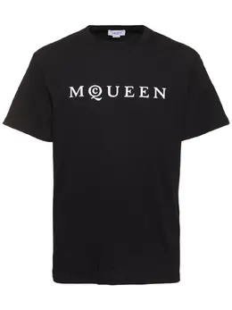 ALEXANDER MCQUEEN: Хлопковая футболка 