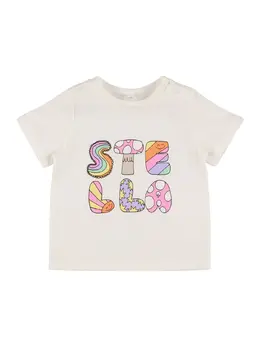 STELLA MCCARTNEY KIDS: Хлопковая футболка 