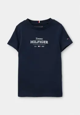 Tommy Hilfiger: Синяя футболка 