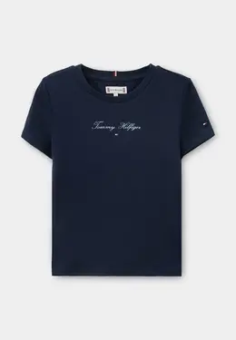 Tommy Hilfiger: Синяя футболка 