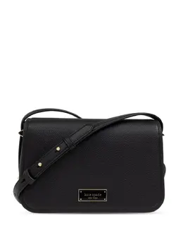Kate Spade: Чёрная сумка через плечо 
