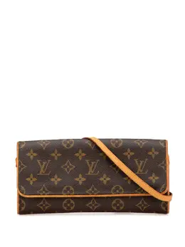 Louis Vuitton Pre-Owned: Коричневая сумка через плечо 