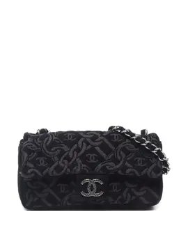 CHANEL Pre-Owned: Чёрная сумка 