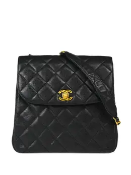 CHANEL Pre-Owned: Чёрная сумка 