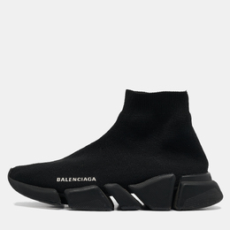 Balenciaga: Чёрные кроссовки  Speed.2