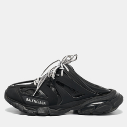 Balenciaga: Чёрные кроссовки  Track