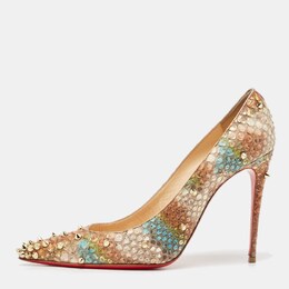 Christian Louboutin: Многоцветные туфли 