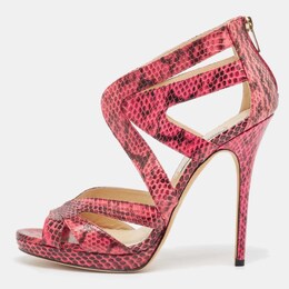 Jimmy Choo: Розовые сандалии 