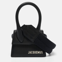 Jacquemus: Чёрная сумка  Le Chiquito