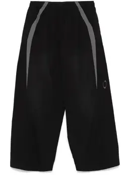 Balenciaga: Чёрные брюки  Track