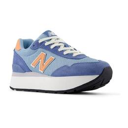 New Balance: Голубые кроссовки  515