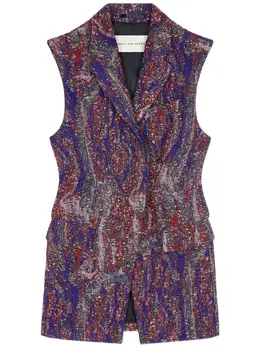 DRIES VAN NOTEN: Жаккардовый жакет 