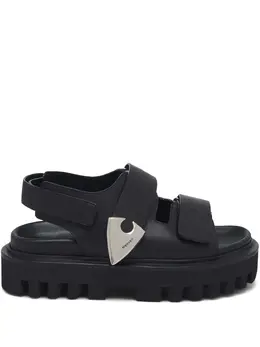 Alexander McQueen: Чёрные сандалии 