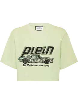 Philipp Plein: Зелёная футболка 
