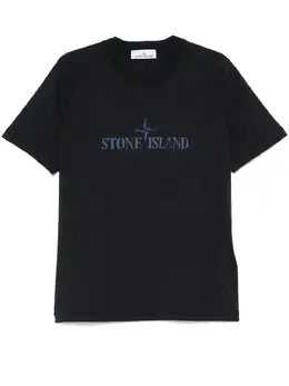 Stone Island: Хлопковая футболка 